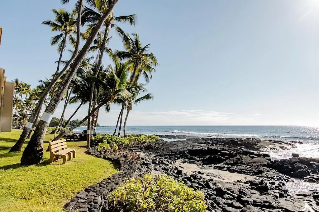 Amazing Condo Peaks Of Ocean View On Ali'I Dr By Surf Spots Kailua-Kona Apartment